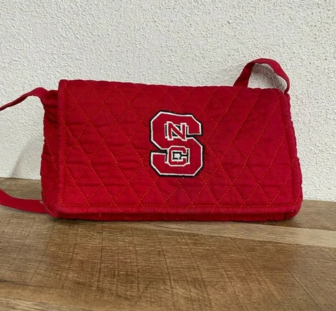 NC State Wolfpack One Shoulder Red Purse Cover