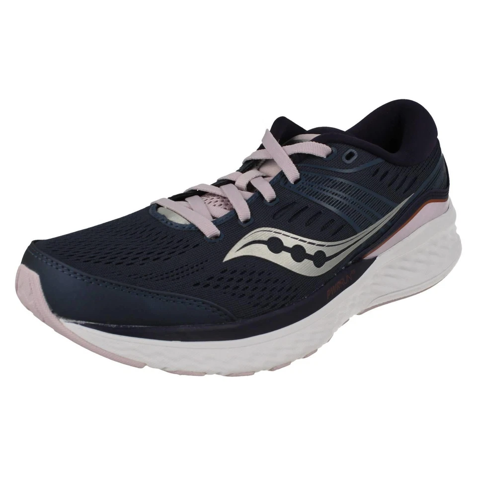 Ladies Saucony Light Weight Lace Up Sports Trainers 'Munchen4'