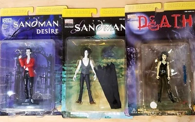🗨 Figuras de acción de colección 1999 El sueño, muerte y deseo del hombre de arena de Neil Gaiman Foto 1 de 4