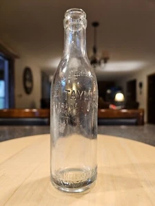 Vintage 1928 LAND O' LAKES TAYLOR BEVERAGE & CANDY RHINELANDER HEAVY SODA BOTTLE - Picture 1 of 16