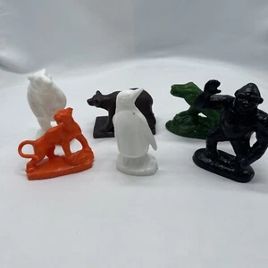 Set Of 6 Vintage Mold A Rama Brookfield Zoo Animals Chicago - Picture 1 of 19