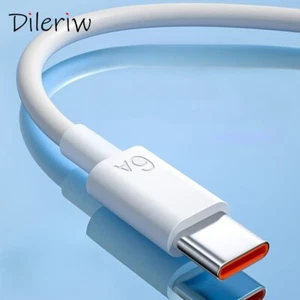 6A Data Cable 66W Compatible for Android Phone Type-c Super Fast Charging Cable - Picture 1 of 9