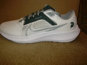 Zapatos para hombre Michigan State Spartans NIKE AIR ZOOM PEGASUS 40 blancos DZ5999-100 9M - Imagen 1 de 9