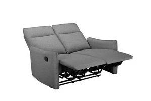 2-Sitzer Lugo verstellbarer Rückenlehne Webstoff Anthrazit Relaxsofa - Bild 1 von 2