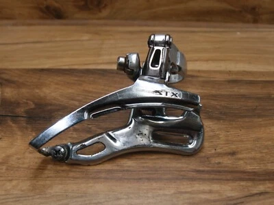 Desviador delantero Shimano STX FD-MC32 hecho en Japón para MTB 31,8 mm tracción superior 1994 Foto 1 de 4