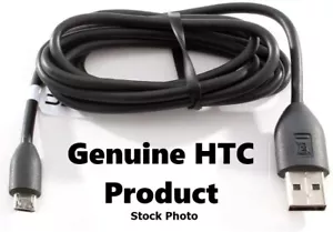 Upgrade Your Connection! Genuine HTC Micro USB Cable (Black) - Picture 1 of 3
