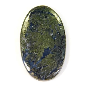 73.CT NATURAL MARCASITE PYRITE OVAL CABOCHON PENDANT GEMSTONE 46x28x5 MM BR=0240 - Picture 1 of 7