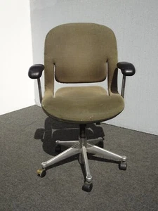 1of4  Vintage Herman Miller Task Desk Arm Chair Aluminum Base Adjustible Height - Picture 1 of 12