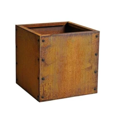 ESTEXO Hochbeet Pflanzbeet Edelrost 40x40x40 cm Pflanzkasten Blumenkasten Blumenbeet