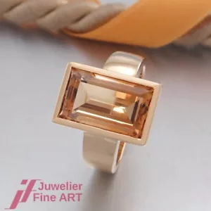 Schnäppchen: Ring mit schönem Citrin - Quarz gelb - 18K/750 Gelbgold - Bild 1 von 6