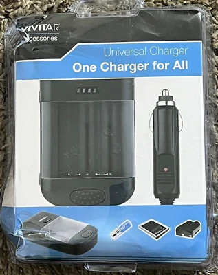 VIvitar Universal Battery Charger - Black - VIVSC4300-NOC (One Charger for All) - Image 1 of 2
