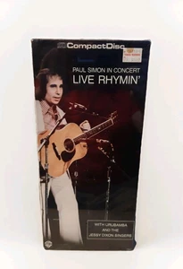 Paul Simon "In Concert:Live Rhymin" CD Longbox Sealed 1st Press..Tower Records - Picture 1 of 2