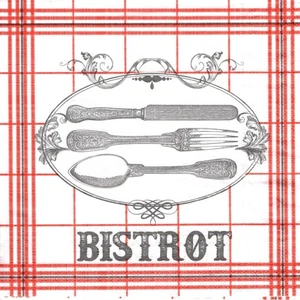 Papierservietten Bistro Restaurant Besteck. Servietten Besteck Bistro Essen - Bild 1 von 1