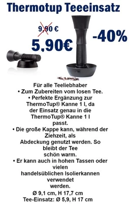 TUPPERWARE  ThermoTup® Tee-Einsatz Teesieb Tee Sieb - Bild 1 von 4