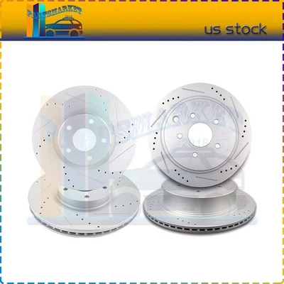 Front and Rear Discs Brake Rotors For Infiniti JX35 QX60 For Nissan Murano G3000 Foto 1 de 4