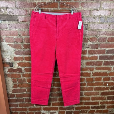 Pantalones chinos Brooks Brothers para hombre 38x32 rosa corte Clark pana elásticos Foto 1 de 4