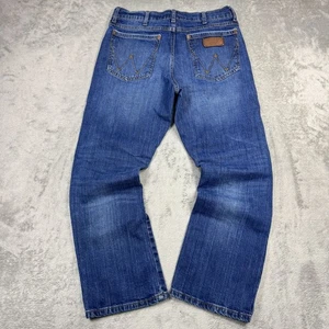 WRANGLER Retro Relaxed Boot Cut Jeans Herren Blau Denim Medium Wash Western 31x30 - Bild 1 von 8
