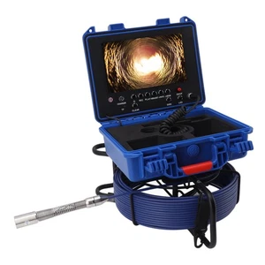 Sewer Camera Waterproof 1080P Pipe Inspection Endoscope With Meter Counter 20m / - Picture 1 of 12