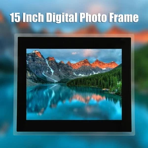 15 Inch Digital Photo Frame 4:3 IPS HD Screen 1024x768 Supports Video Sound AU - Picture 1 of 12