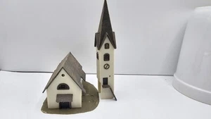 *READ* Faller 232526 N scale Church Building Kit Model Railroad Layout Scenery - Picture 1 of 10