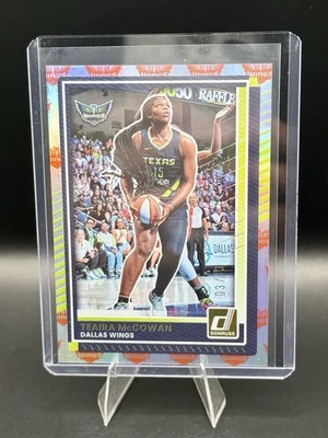 2025 WNBA Panini Donruss TEAIRA McCOWAN Dallas Wings Logo SSP 3/13 Rare - Image 1 of 3