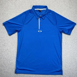 Camisa polo Oakley para hombre azul medio calce regular manga corta - Imagen 1 de 9