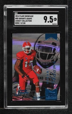 2014 Flair Showcase Legacy Collection /150 Davante Adams SGC 9.5 Perfeito+ Rookie RC - Imagem 1 de 2