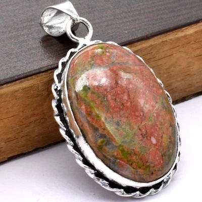 Unakit Edelstein Ethnisch Handgemacht Anhänger Schmuck 0.8 " P 254 - Bild 1 von 4