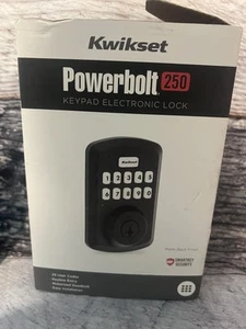 Kwikset Powerbolt 250 Electronic Deadbolt Lock Keypad Entry, Venetian Bronze - Picture 1 of 5