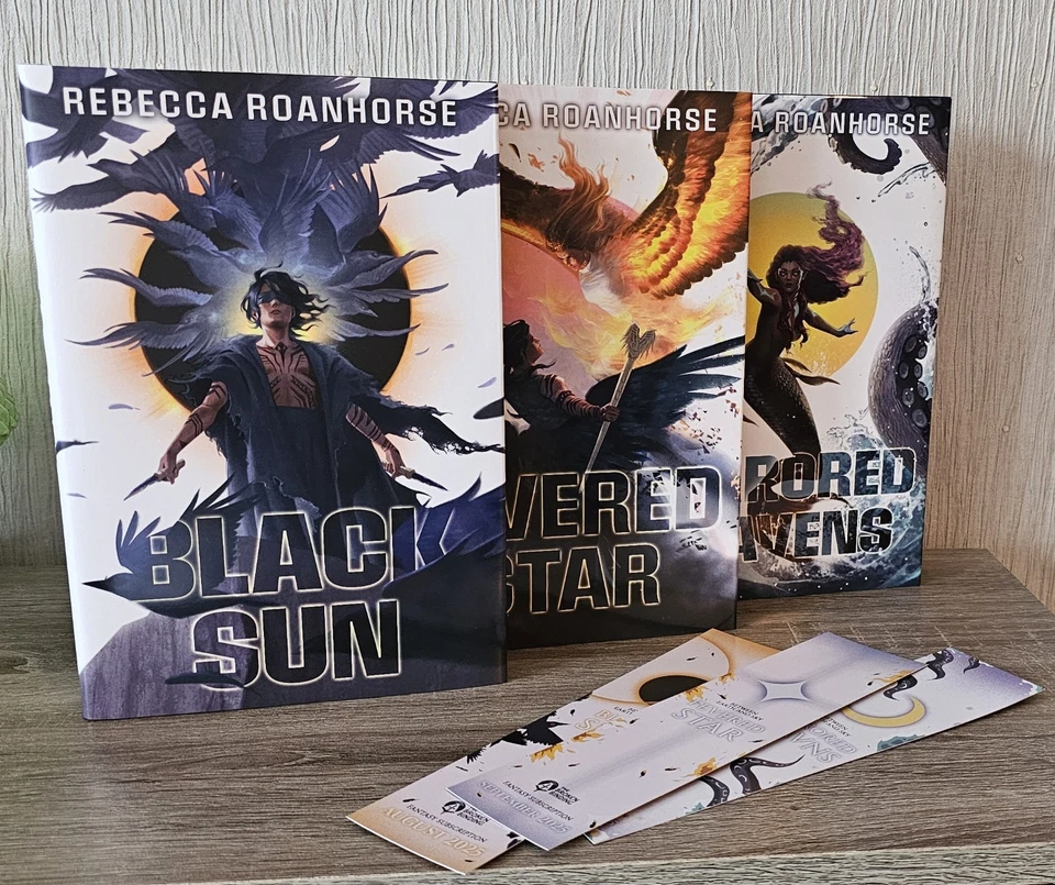 Between Earth and Sky Trilogy-Rebecca Roanhorse-SIGNED&NUMBERED (Broken Binding) - Image 1 of 4