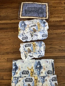 Pottery Barn Kids Star Wars A New Hope 2008 Five Piece Full Size Sheet Set - Picture 1 of 4