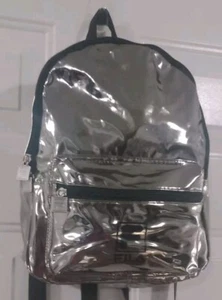 FILA Mini Backpack Silver Metallic. Pre Owned. Lightly Used. Great Condition. - Picture 1 of 4
