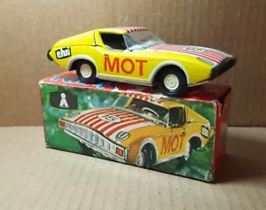 Vintage German Plasticart Friction Coupe Sport Rallye Car (G-3) - Picture 1 of 12