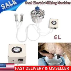304 Stainless Steel Goat Machine 6L Electric Automatic Pulsation Vacuum Milker - Picture 1 of 12