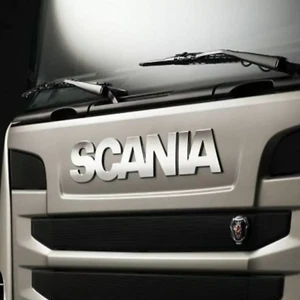 Kühlergrill Namensschild Verkleidung für Scania R 2006-2009 aus Edelstahl 70,5cm - Bild 1 von 2