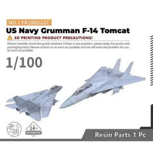 Yao's Studio LYR100222C 1/100 US Military Model Kit US Navy Grumman F-14 Tomcat - Picture 1 of 6