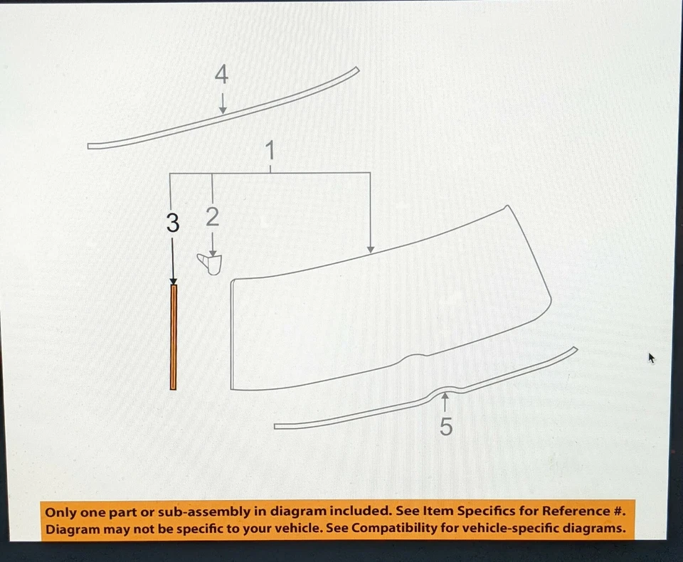 Puerta levadiza SCION xB 2008-2015 puerta trasera moldura lateral Toyota OEM # 75573-12370  Foto 1 de 4