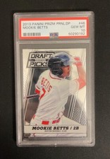 2013 Panini Prizm Perennial Draft Picks MOOKIE BETTS Prizm #46 PSA 10