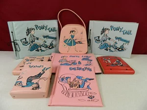 8 Ponytail & Date Line Scrapbooks - Purse - Tune Tote - My Treasures - Deskette - Picture 1 of 11