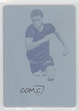 2023 Leaf Goal Printing Plate Cyan 1/1 Brennan Johnson #BA-BJ1 Auto