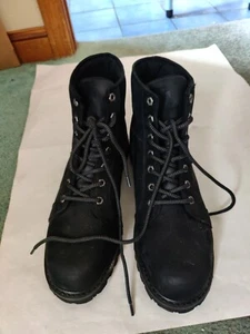 Harley Davidson Mens Lagarto WP & CT D93579 Black Ankle Motorcycle Boots 13M 13 - Picture 1 of 10