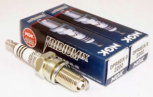 Genuine Authentic NGK 2202 DPR8EIX9 Iridium IX Spark Plug 2 Pack - Foto 1 di 7