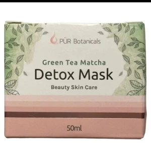 Pur Botanicals Green Tea Matcha Detox Mask, Moisturizing and Hydrating, 50 ml - Picture 1 of 2