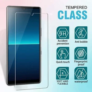 For Sony Xperia L4, (6.2"), Clear 9H Tempered Glass TOUGH Screen Guard Protector - Picture 1 of 10