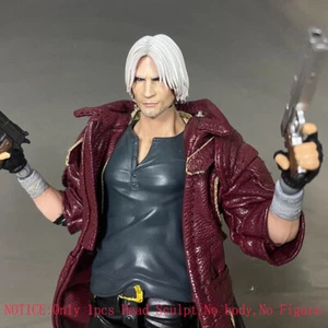 Delicate Painted 1/12 Scale The Cry Devil Handsom Dante Head Sculpt Fit 6"Figure - Picture 1 of 6