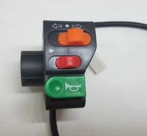 7/8" Motorcycle Handlebar Headlight~Horn~Turn Signal~Hi/Lo Beam~On Off Switch - Picture 1 of 7
