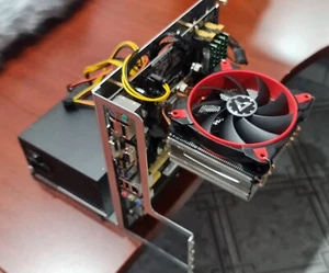 OPEN PC case P-CASE 2 mATX RAW - raw sheet , test bench / RAW HARDWARE - Zdjęcie 1 z 23