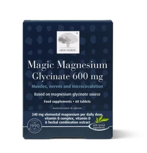 New Nordic Magic Magnesium Glycinate - 60 Tablets - Picture 1 of 1