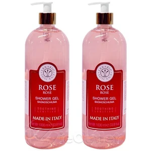 (2er-Pack) Erbario Toscano italienisches feuchtigkeitsspendendes ROSE Duschgel - JUMBO 33,8 Unzen - Bild 1 von 3