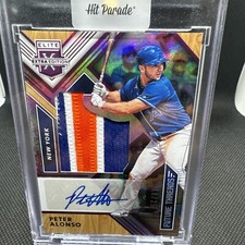2018 Panini Elite Extra Edition Pete Alonso Future Threads RPA /25! 1st On Print